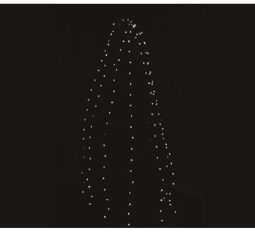 Branch of 200 LED white stars with 8 functions-B