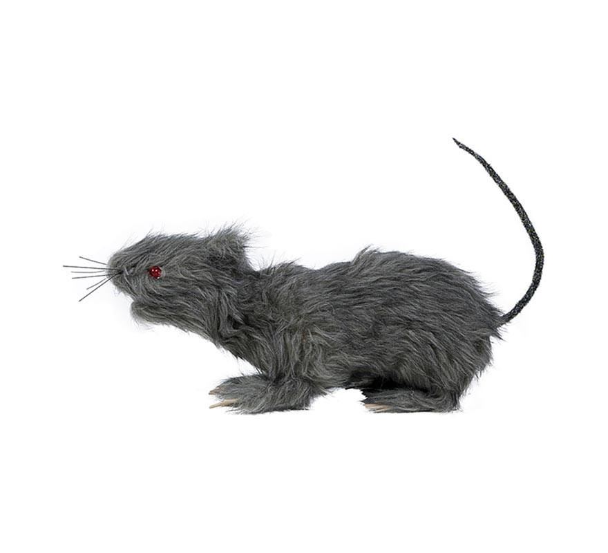 Furry Rat red eyes with Light 30 cm-B