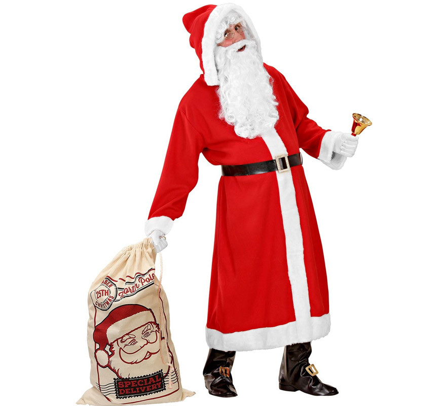 Saco Papai Noel Juta 50X80 cm-B