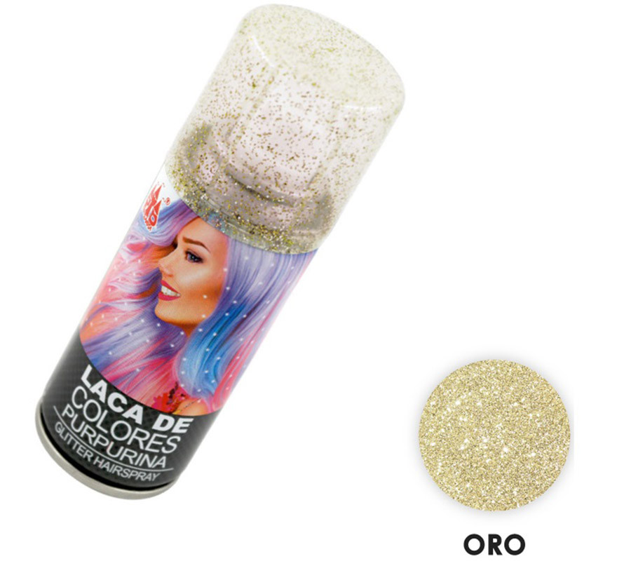 Spray Lacquer Glitter Sparkles 100 ml em várias cores-B