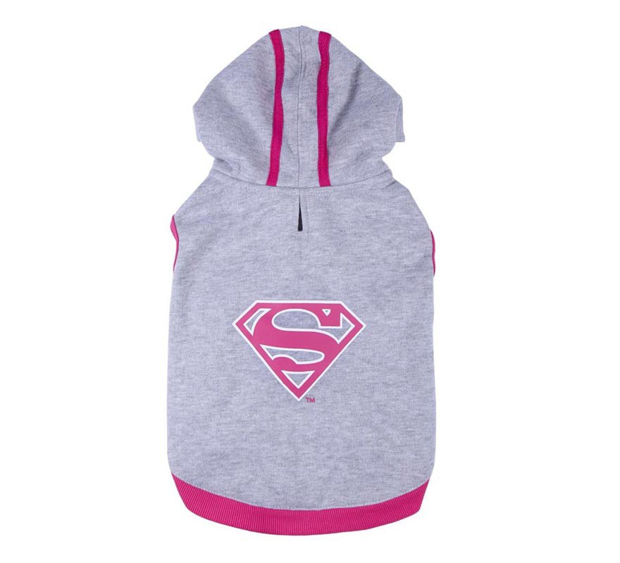 Supergirl Dog Hoodie-B
