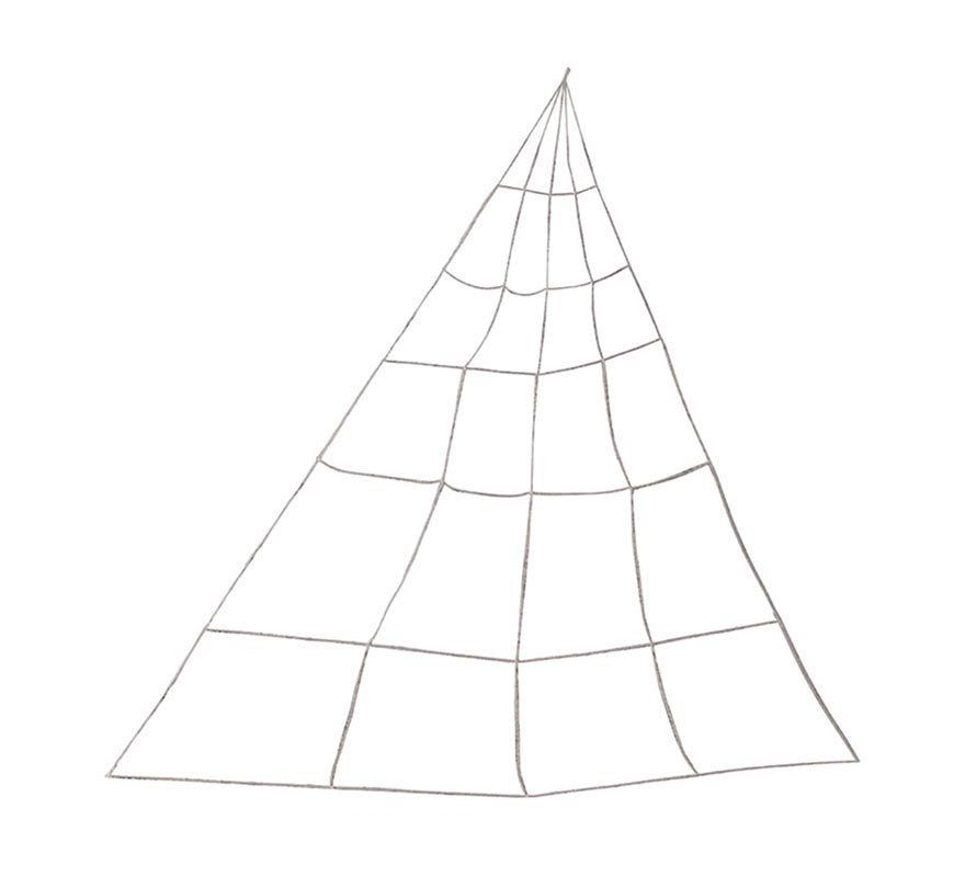 500cm large white spider web-B