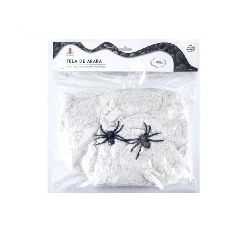 Teia de aranha com aranhas de 300 g em diversas cores-B