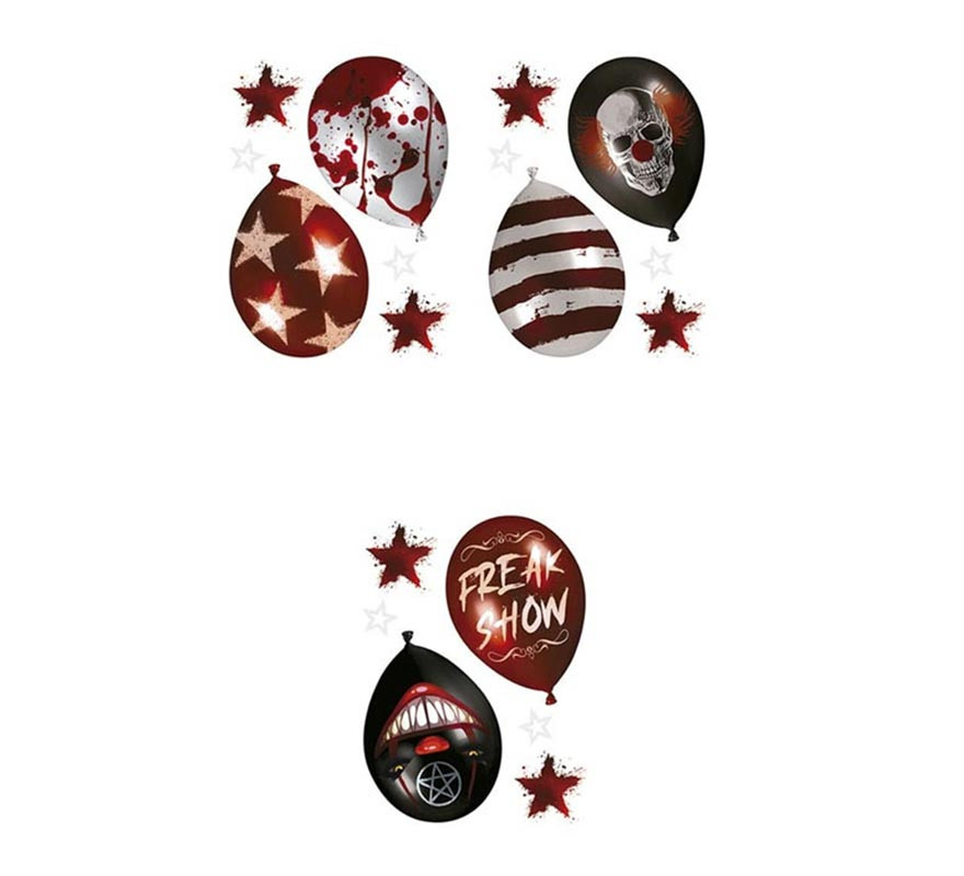 Evil Balloon Window electrostatic sheet 30x40 cm-B