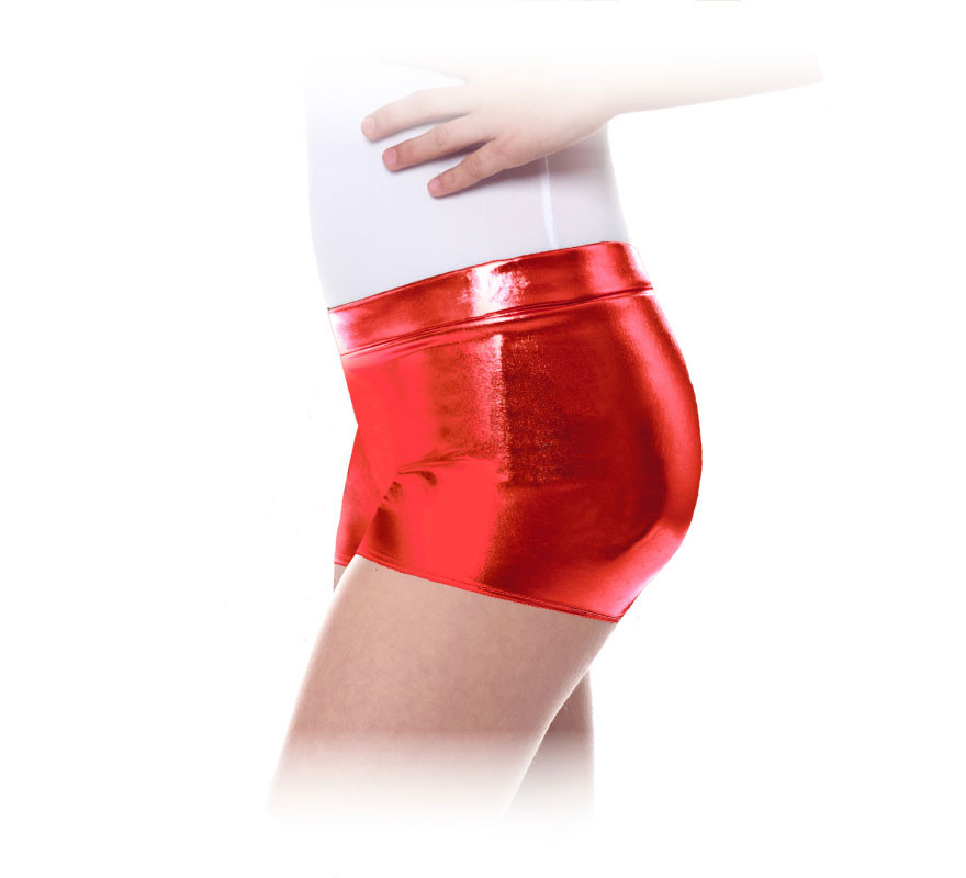 Dark red shorts for girls