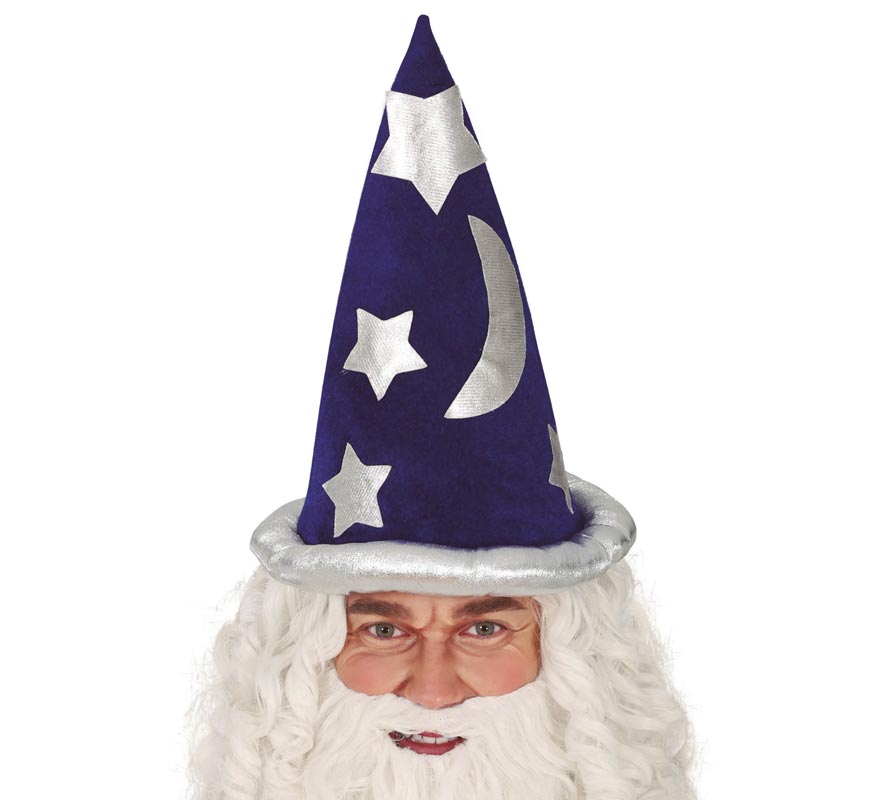 Blue Ancient Wizard Hat