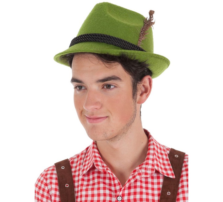 Bavarian Hat with Black Cord for adults