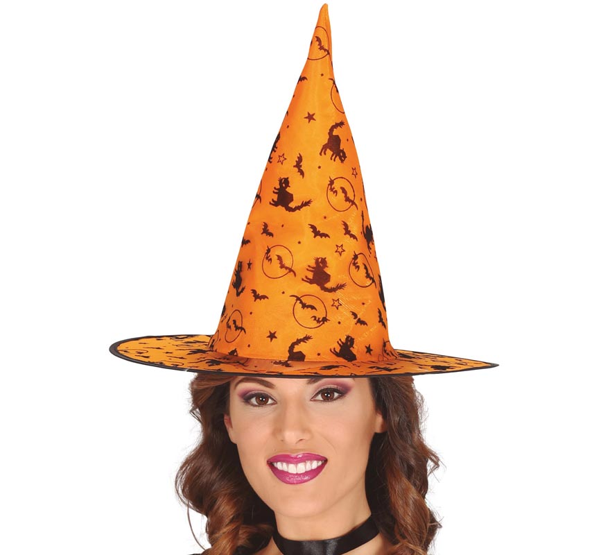 Chapéu de Bruxa Laranja