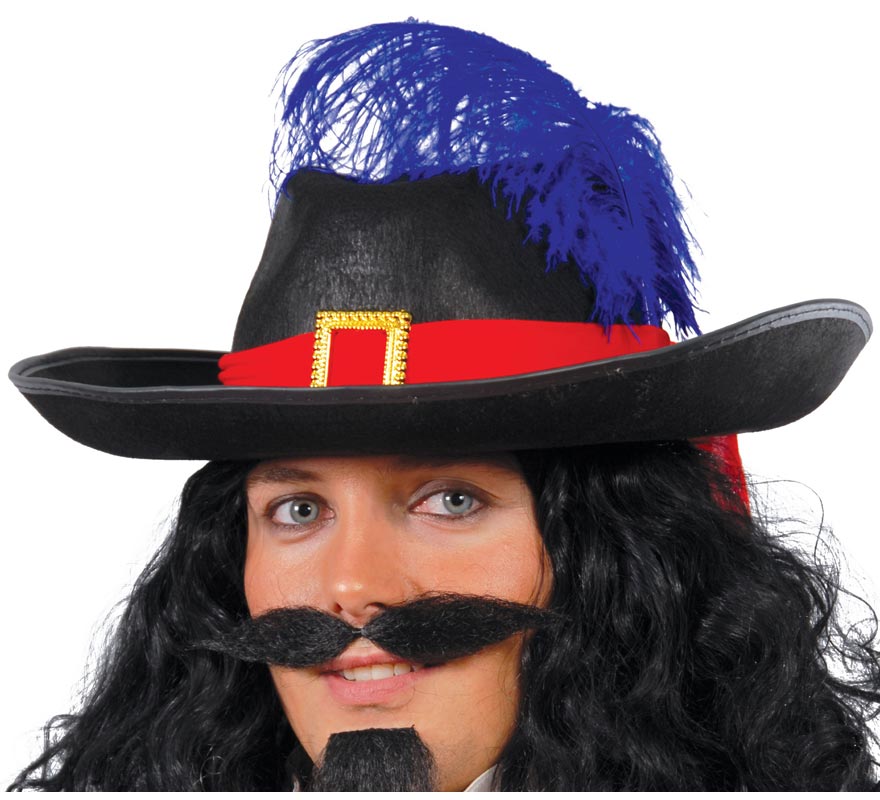 Black Felt Musketeer Hat Black Felt Musketeer Hat