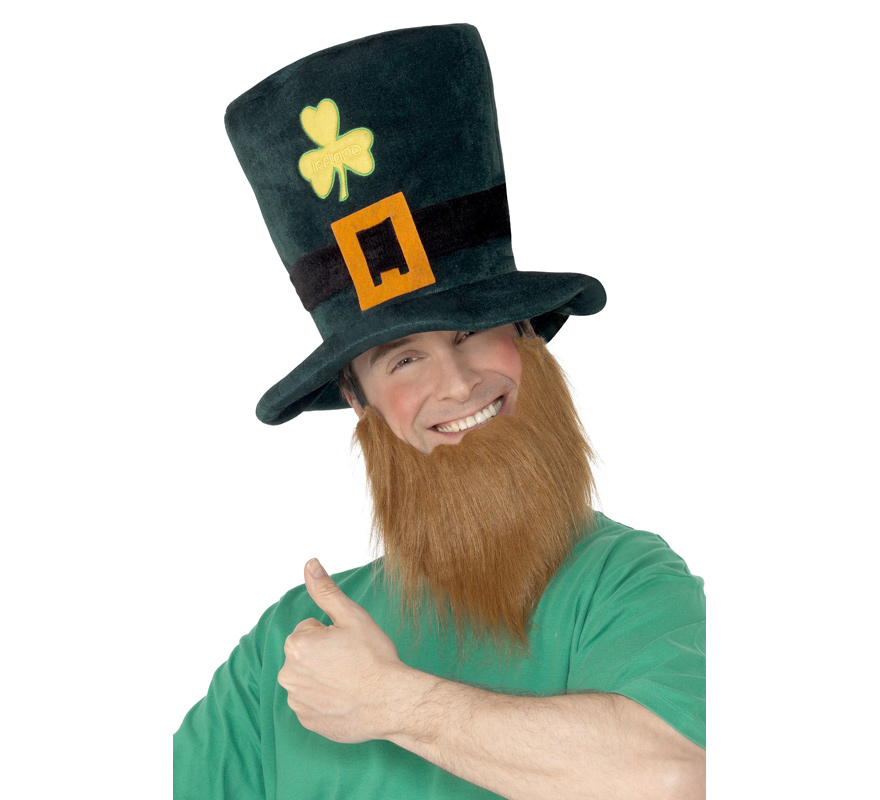 Chapéu e barba de duende de São Patrício