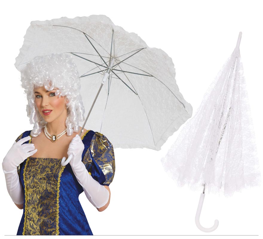 Vintage white umbrella Vintage white umbrella