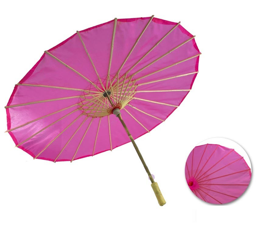 Chinese Smooth Fuchsia Umbrella 85x52 cm