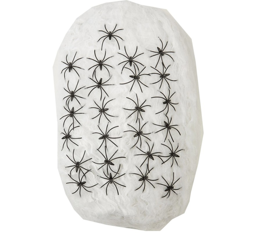 500 g Teia de Aranha Gigante com Aranhas