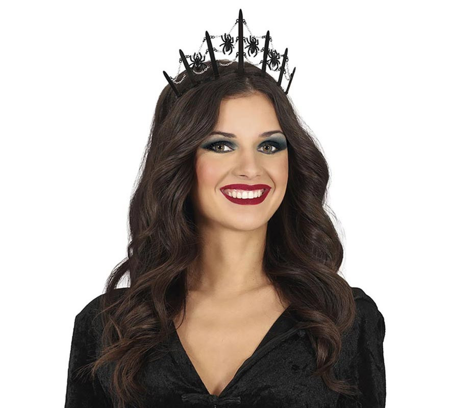 Tiara Aranha Negra Metálica Tiara Aranha Negra Metálica