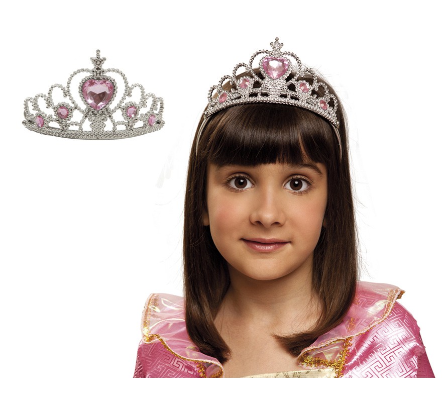Silver Tiara or Diadem for Princesses Silver Tiara or Diadem for Princesses