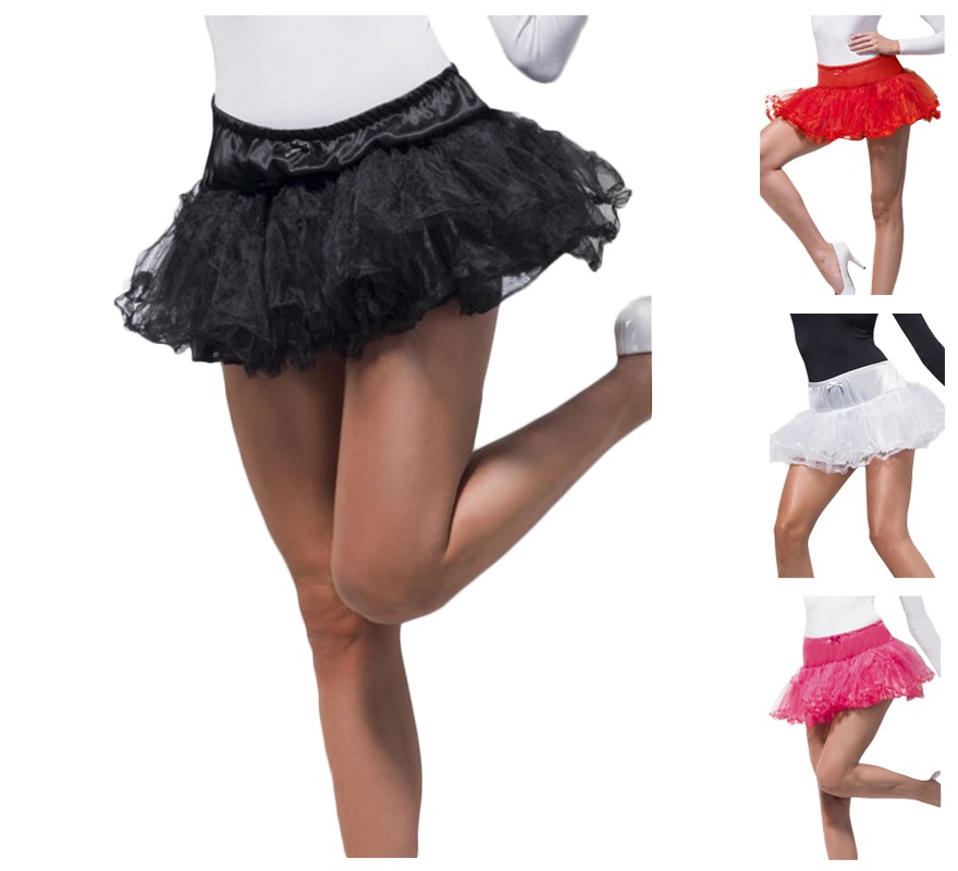Tutu de tule para mulheres em várias cores
