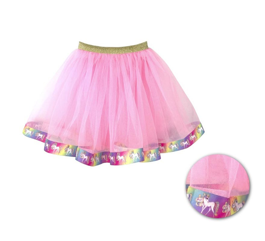 Tutu Unicórnio Rosa 42-50x30 cm Tutu Unicórnio Rosa 42-50x30 cm