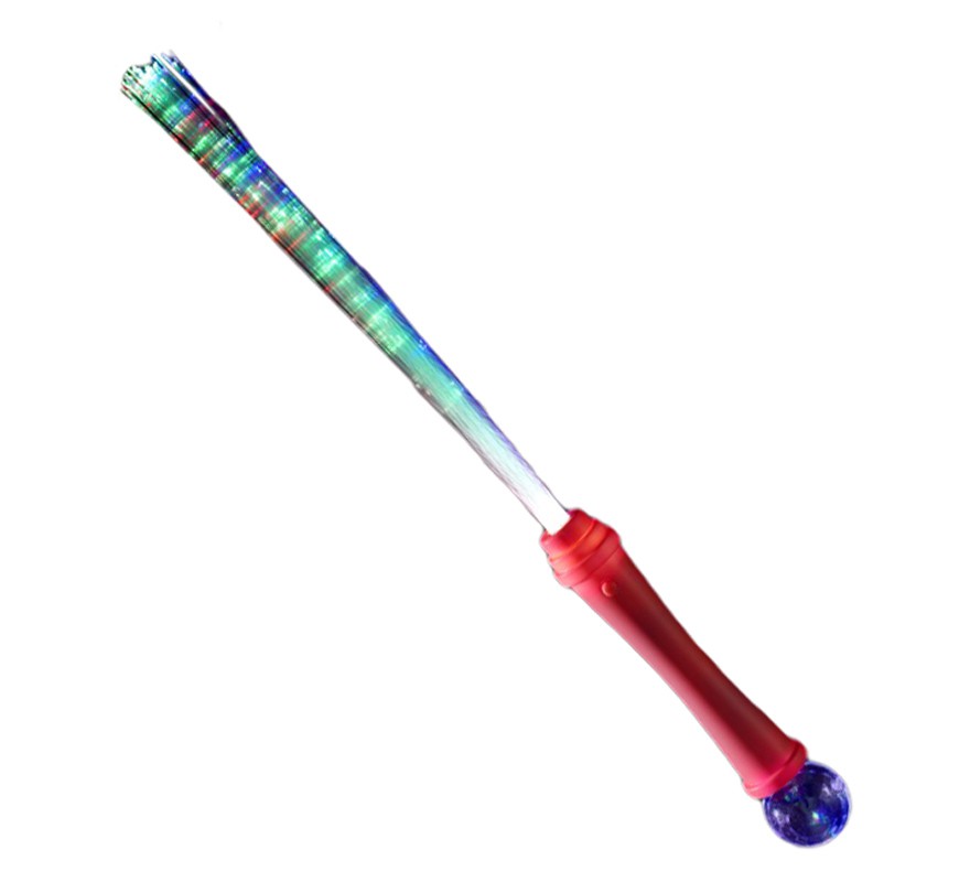 Varinha mágica com bola de discoteca leve e 36 cm Varinha mágica com bola de discoteca leve e 36 cm