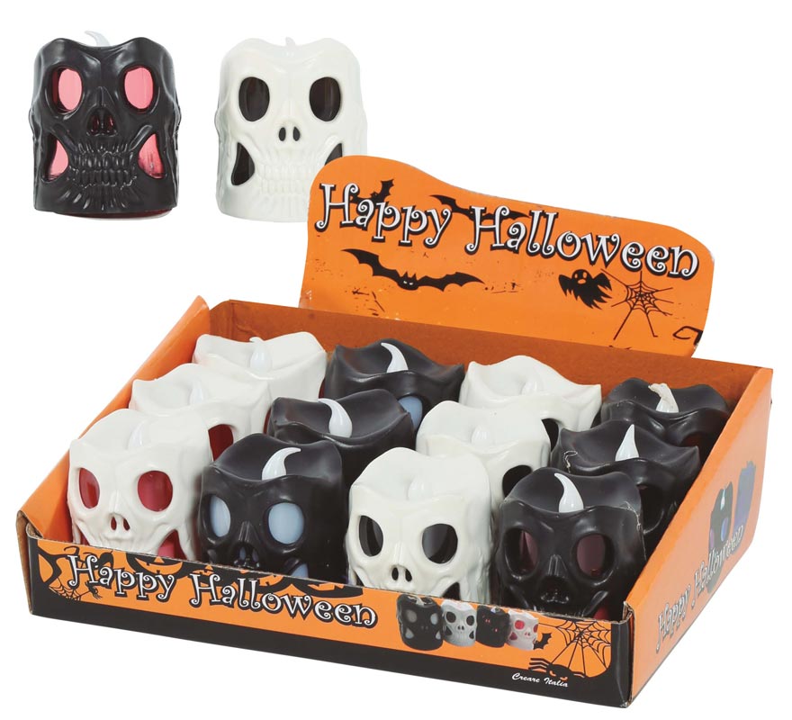 Led Skull Candle 6 cms