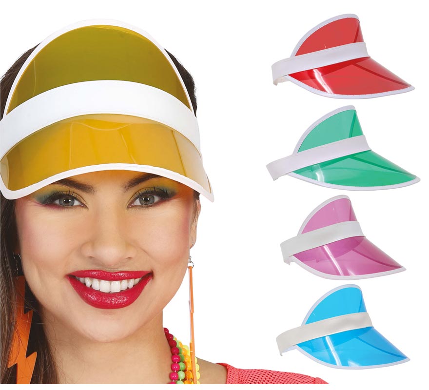 Transparent Visors in Assorted Colors