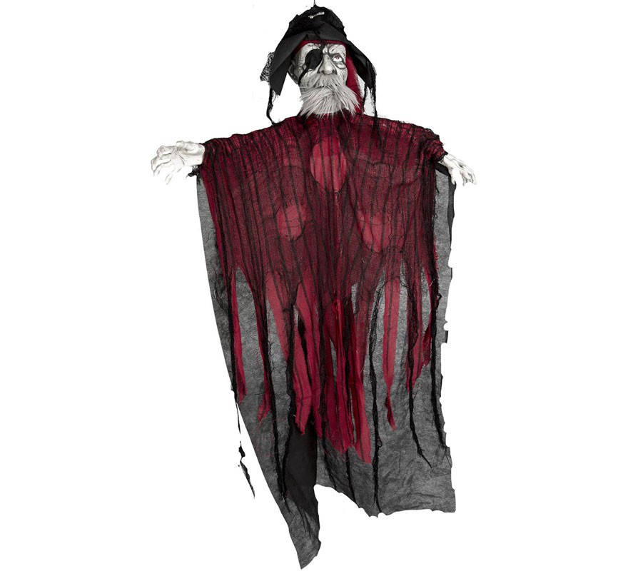 Pingente Zombie Pirate Vermelho 160x100 cm